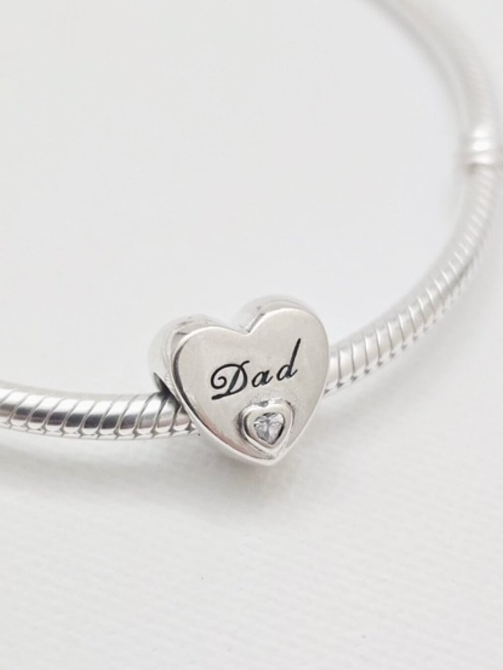 Pandora Dad Heart Charm